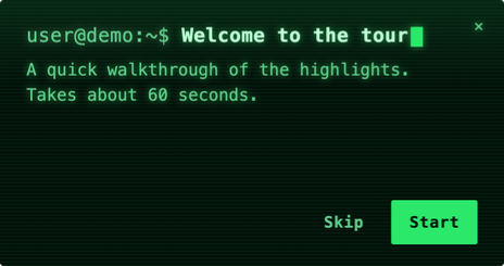 Terminal overlay
